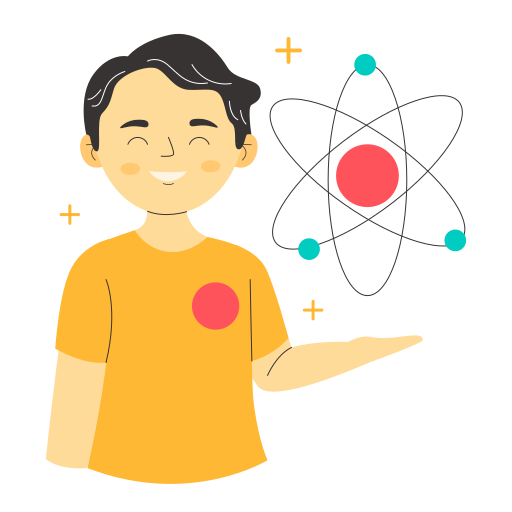 Ilustração do tema ciência e espaço