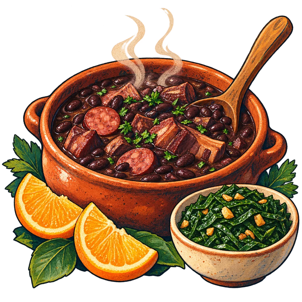Tigela de feijoada